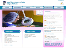 Tablet Screenshot of enfermeraspabellonyesterilizacion.cl